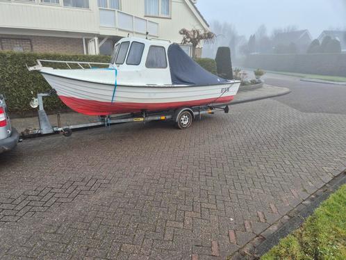 Rana 17 kajuit visbootboot MOET WEG, Watersport en Boten, Vis- en Consoleboten, Gebruikt, 50 tot 70 pk, 3 tot 6 meter, Benzine