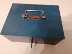 Vintage Vendex Geldkistje met Sleutel, Huis en Inrichting, Brandblussers en Brandkasten, Ophalen of Verzenden, Gebruikt, Brandkast