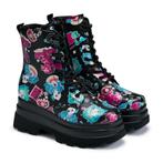 Koi x D&D monsters platform boots 40 dnd dungeon and dragons, Verzenden, Zwart, Lage of Enkellaarzen, Nieuw