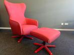Prominent Relax fauteuil + voetenbankje verstelbaar ZGAN, Ophalen of Verzenden, Zo goed als nieuw, Stof, 50 tot 75 cm