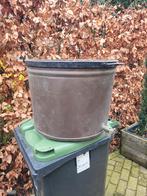 koperen ketel voor haardhout opslag o.i.d., Ophalen, Koper
