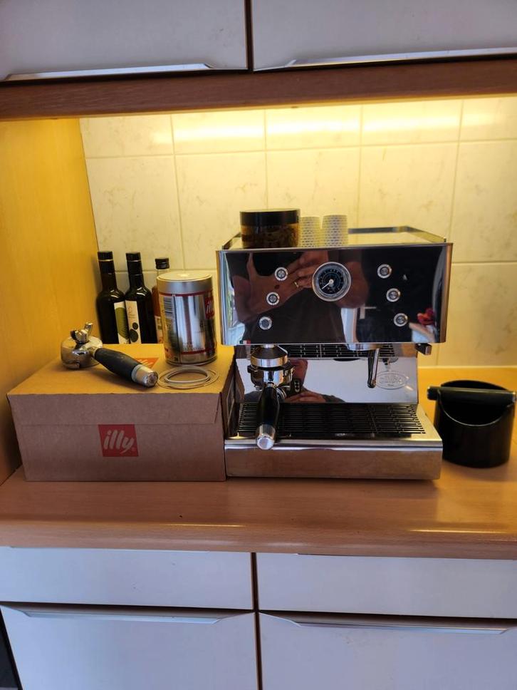 Quickmill Evolution 70 + Illy bonen, Witgoed en Apparatuur, Koffiezetapparaten, Zo goed als nieuw, Gemalen koffie, Koffiebonen