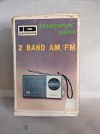 Vintage transistor radio in doos, Ophalen of Verzenden, Zo goed als nieuw, Radio