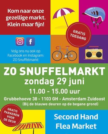 29 juni ZO Snuffelmarkt Rommel FleaMarket Amsterdam Bijlmer beschikbaar voor biedingen
