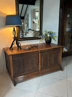 Eikenhouten Dekenkist - Fraai Bewerkt, Huis en Inrichting, Kasten | Dressoirs, Ophalen, Gebruikt, 100 tot 150 cm, Eikenhout