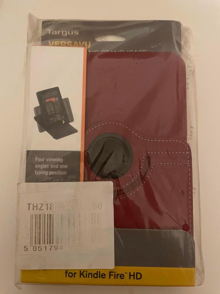 Kindle Fire HD Hoes - Targus Versavu Roterend, Computers en Software, Tablet-hoezen, Nieuw, Bescherming voor- en achterkant, 7 inch of minder