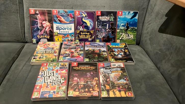 Nintendo switch spellen, Spelcomputers en Games, Games | Nintendo Switch, Zo goed als nieuw, Overige genres, 3 spelers of meer