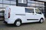 Ford Transit Custom 320 2.0 TDCI L2H1 130 PK Trend Dubbel Ca, 4 cilinders, Wit, Bedrijf, Diesel