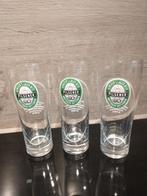 3 bierglazen Heineken 0,25 l, Verzamelen, Biermerken, Ophalen of Verzenden, Zo goed als nieuw, Glas of Glazen, Heineken