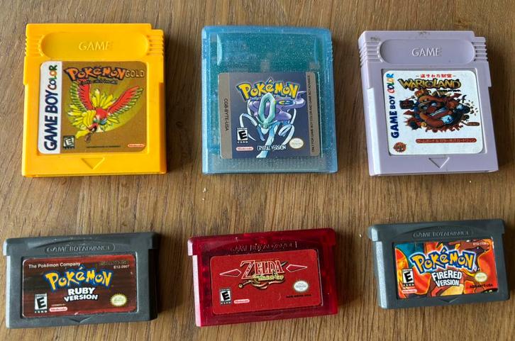 Pokemon spellen+Zelda+Warioland, Spelcomputers en Games, Games | Nintendo Game Boy, Gebruikt, Avontuur en Actie, 1 speler, Vanaf 3 jaar