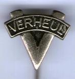 Verheul - Waddinxveen zilverkl vrachtwagen speldje ( E_068a), Verzenden, Zo goed als nieuw, Transport, Speldje of Pin