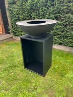 Hout bbq / barbecue  staal, Tuin en Terras, Ophalen, Gebruikt, Overige