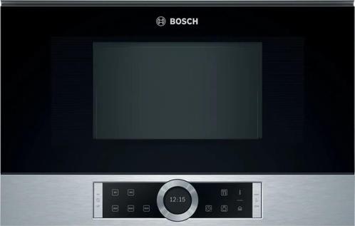 Bosch BFL634G.1 Inbouwmagnetron, Witgoed en Apparatuur, Magnetrons, Zo goed als nieuw, Inbouw, Magnetron, 45 tot 60 cm, Ophalen