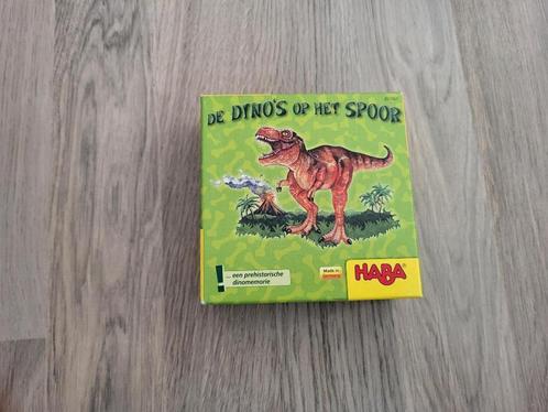 HABA de DINO'S op het spoor, Hobby en Vrije tijd, Gezelschapsspellen | Kaartspellen, Gebruikt, Ophalen of Verzenden