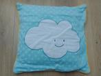 Kussen Babykamer - Wolkje Blauw/Wit - 30x30cm, Ophalen of Verzenden, Nieuw, Kleed of Kussen