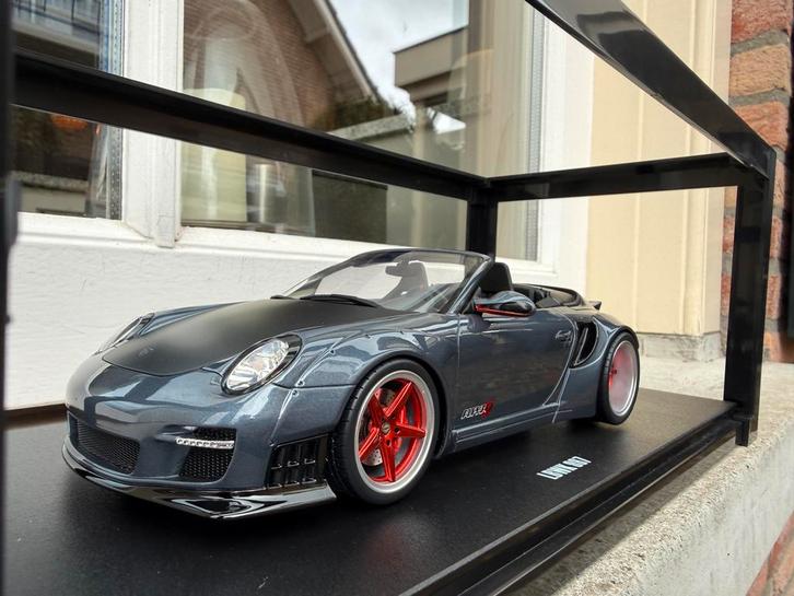 1:18 Porsche 911 997 Liberty Walk Works 2016 GT Spirit GT463, Hobby en Vrije tijd, Modelauto's | 1:18, Nieuw, Auto, Overige merken