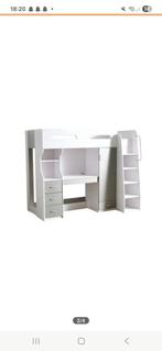 Hoogslaper met kast en bureau unit high, Ophalen, Gebruikt, Hoogslaper, Eenpersoons