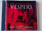 Rachmaninov Vespers  choir of kings college  Cleobury, Cd's en Dvd's, Ophalen of Verzenden, Zo goed als nieuw