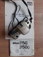 Nikon F50, lenzen, Luxon flitser en meer! RETRO, Ophalen of Verzenden