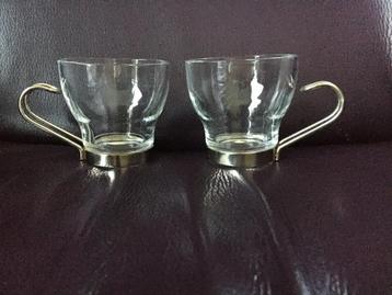 Neuw espresso glazen espressokopjes koffiekopjes 0.75 ml  beschikbaar voor biedingen