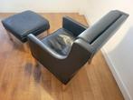 Vintage wingback chair 2431 met ottoman van Børge Mogensen, Huis en Inrichting, Fauteuils, Ophalen, Gebruikt, Nvt, Deens design, Vintage design, Mid Century Modern