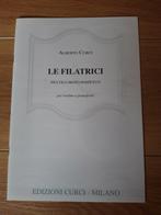 Bladmuziek Le Filatrici van Alberto Curci - viool en piano, Viool of Altviool, Gebruikt, Ophalen of Verzenden