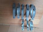 8 Ophangbeugels Ø 125 tbv spirobuizen of ventilatiekanalen, Ophalen, Zo goed als nieuw, Minder dan 2 meter, 80 mm of meer