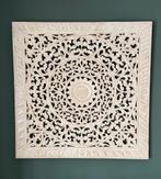 Mandala Wandpaneel Houtsnijwerk 120x120cm, Ophalen, Zo goed als nieuw