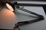 Retro bruine metalen bureaulamp vintage - industrieel, Gebruikt, Ophalen of Verzenden, Retro, Metaal