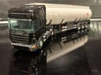 Tekno scania 4 serie topline met brandstofoplegger, Hobby en Vrije tijd, Modelauto's | 1:50, Ophalen of Verzenden, Zo goed als nieuw