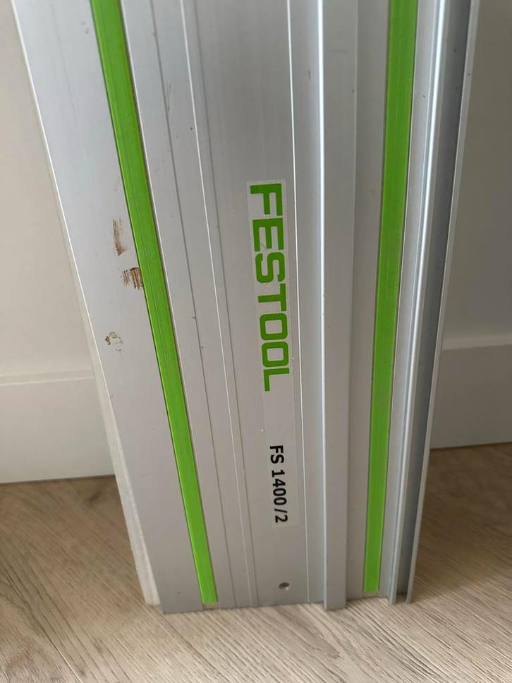 2x ZGAN Festool FS 1400/2 geleiderail, Doe-het-zelf en Verbouw, Gereedschap | Schuurmachines, Gebruikt, Overige typen, Ophalen of Verzenden