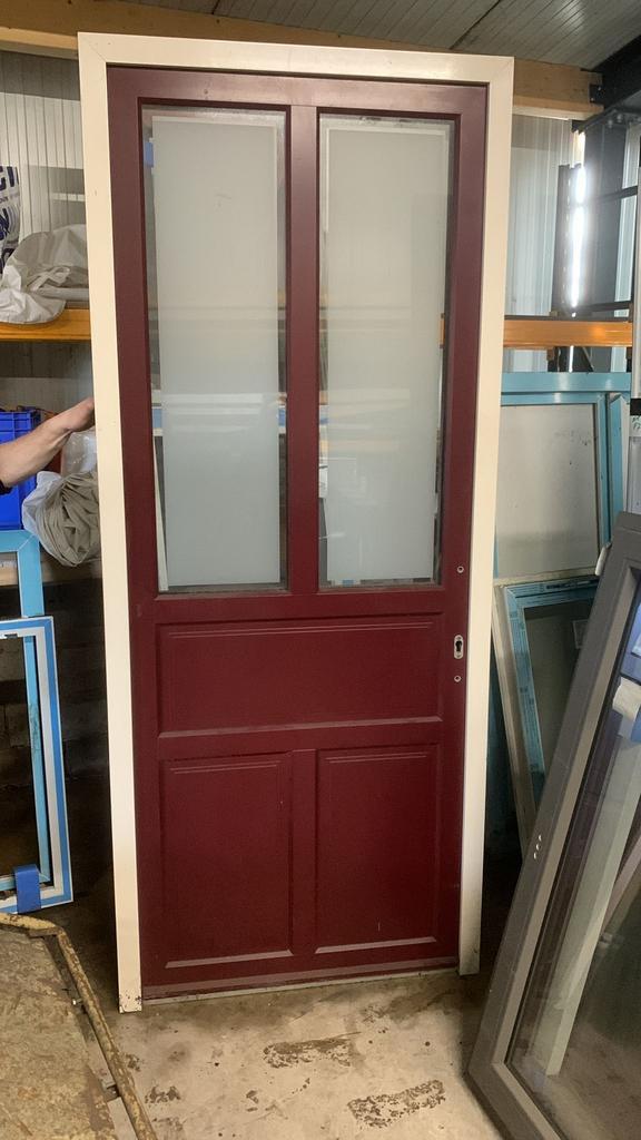 (7) Nieuwe aluminium voordeur incl kozijn en glas, Doe-het-zelf en Verbouw, Kozijnen en Schuifpuien, Nieuw, Deurkozijn, Aluminium