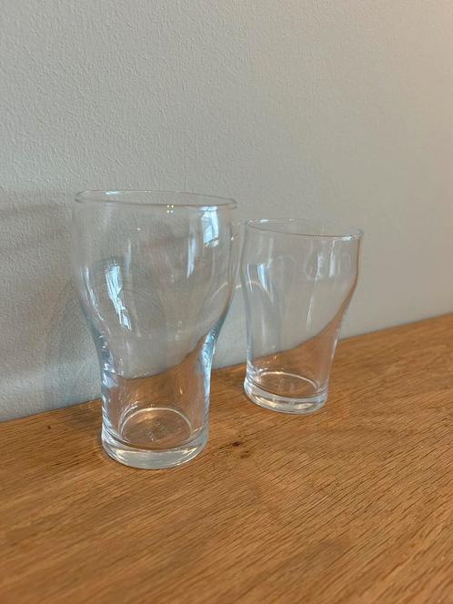 Partij 200 en 265cc drinkglas, stapelglas, horeca, bierglas, Verzamelen, Glas en Borrelglaasjes, Gebruikt, Bierglas, Ophalen