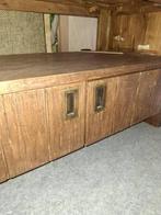 Teak houten tv-kast, Huis en Inrichting, Ophalen, 150 tot 200 cm, Teakhout, Zo goed als nieuw