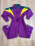 Vintage retro skipak - FILA paars, roze, geel, groen maat M, Kleding | Dames, Wintersportkleding, Maat 38/40 (M), FILA, Ophalen of Verzenden