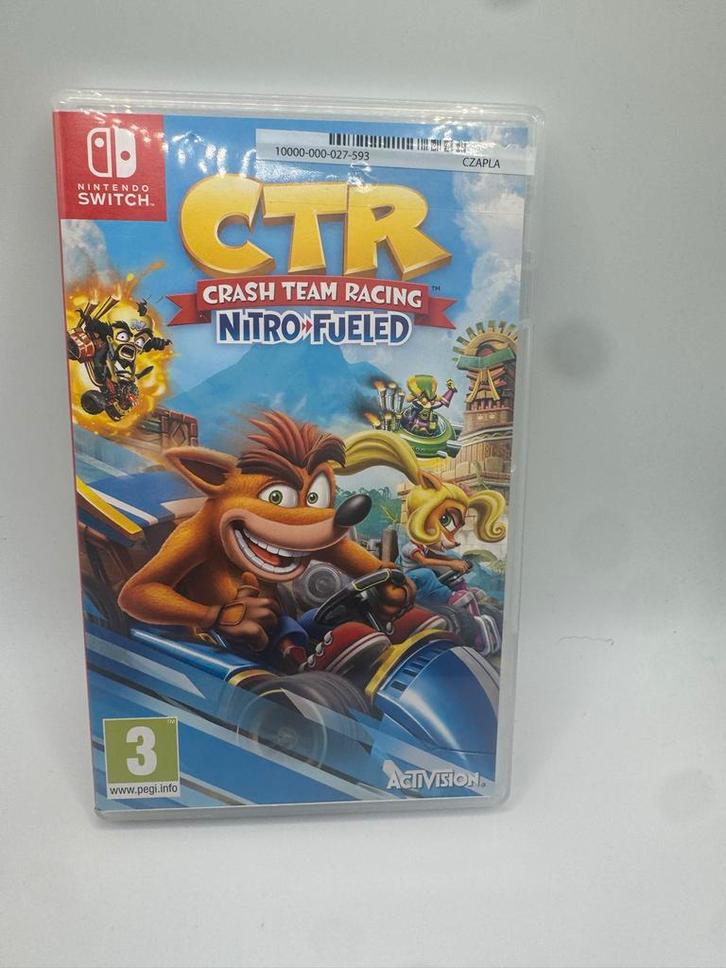 CTR Crash Team Racing Nitro Fueled - Nintendo Switch, Spelcomputers en Games, Games | Nintendo Switch, Zo goed als nieuw, Racen en Vliegen