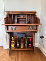 Antiek eiken secretaire - klein formaat, Huis en Inrichting, Kasten | Secretaires, Ophalen, Zo goed als nieuw