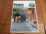 Folder Vespa 600 MP Commercial 1976, Ophalen of Verzenden, Zo goed als nieuw, Overige merken, Vespa