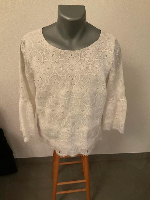 Mint Velvet dames blouson., Kleding | Dames, Blouses en Tunieken, Zo goed als nieuw, Maat 42/44 (L), Wit, Ophalen of Verzenden