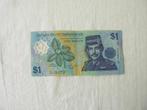Bankbiljet 1 dollar Negara Brunei Darussalam, Los biljet, Zuidoost-Azië, Verzenden