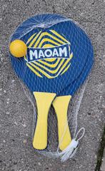 Maoam beach game. Tennissen strand spelen rackets en bal bek, Ophalen of Verzenden, Zo goed als nieuw