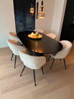 6 Teddystoelen + Tafel & Lamp (Optioneel), Huis en Inrichting, Stoelen, Ophalen, Gebruikt, Overige kleuren, Metaal