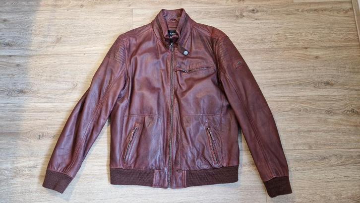 Leren jack, ARMA, Kleding | Heren, Jassen | Winter, Zo goed als nieuw, Maat 52/54 (L), Bruin, Ophalen of Verzenden