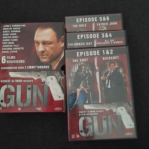 Robert Altman presents GUN 3 dvd box, Cd's en Dvd's, Dvd's | Thrillers en Misdaad, Zo goed als nieuw, Detective en Krimi, Boxset
