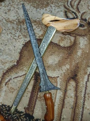 Antieke Keris Mangkurat Pamor Melati Rinonce Djogja SVE29 beschikbaar voor biedingen