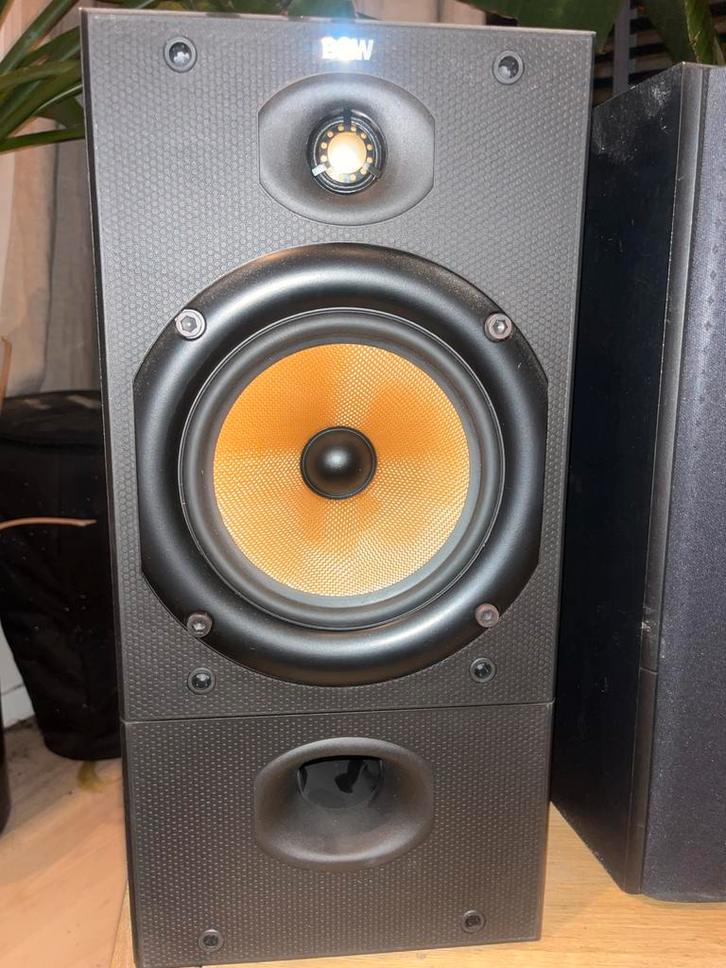 B&W DM602 Speakers - Topkwaliteit Geluid!, Audio, Tv en Foto, Luidsprekers, Gebruikt, Front, Rear of Stereo speakers, 120 watt of meer