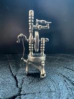 Zilveren miniatuur spinnewiel J. Weeda, Antiek en Kunst, Ophalen of Verzenden