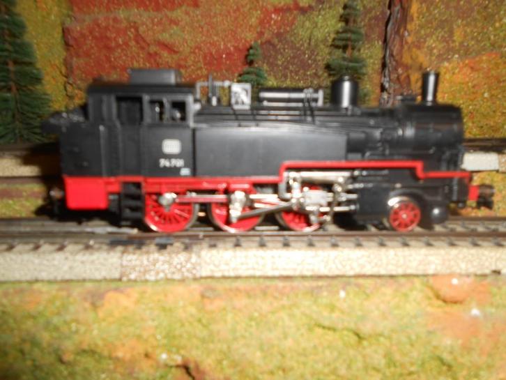 Märklin 3095 Tenderlocomotief Br 74, de 74 701, Hobby en Vrije tijd, Modeltreinen | H0, Zo goed als nieuw, Locomotief, Wisselstroom