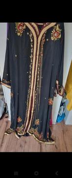 Mooie Marokkaanse Jurk - M/L, Kleding | Dames, Jurken, Ophalen of Verzenden, Zo goed als nieuw, Maat 38/40 (M), Zwart