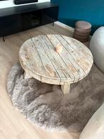 Salontafel, Huis en Inrichting, Tafels | Salontafels, Ophalen, 100 tot 150 cm, Rond, Zo goed als nieuw